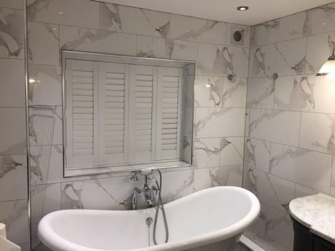 Bathroom Shutters by Urban DIY London
