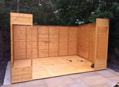 Flat Pack Garden Shed by Urban DIY London